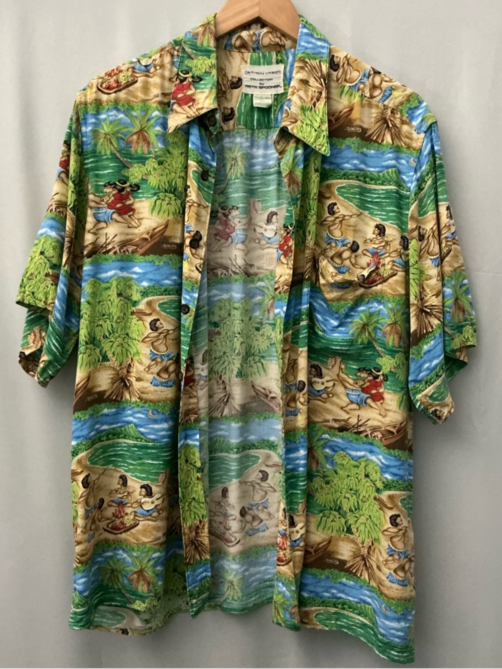 Dietrich Vkeez Collection by Reyn Spooner Hawaiian Shirt Size L